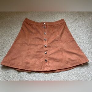 Abercrombie & Fitch mini button up mini skirts